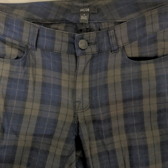 Black watch skinny full length pants - Picture 2 of 3